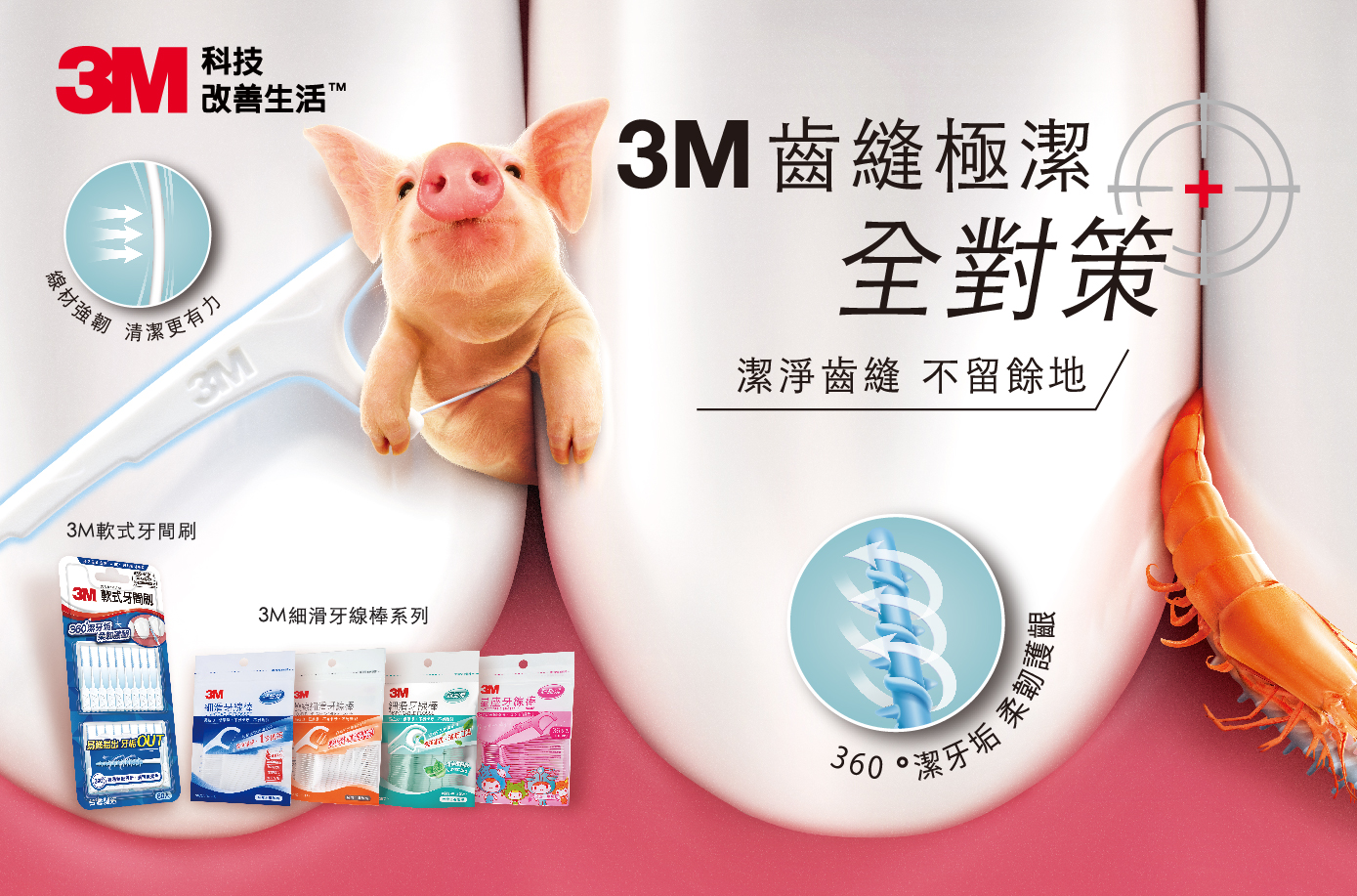 3M 齒縫極潔系列