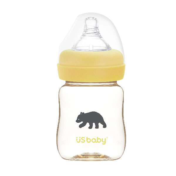 優生PPSU奶瓶寬口徑160ml-黑熊