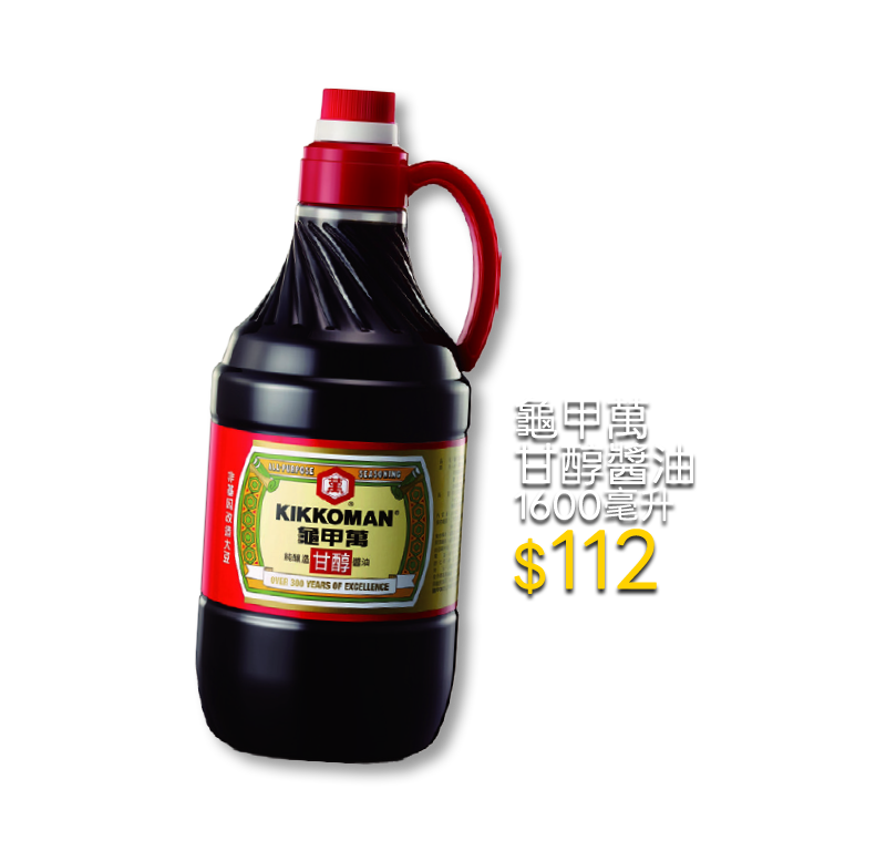 龜甲萬甘醇醬油 1600毫升