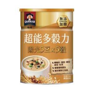 桂格超能多穀力-陽光5豆x5穀-無添加糖