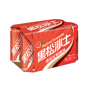 黑松沙士清新紅柚風味330ml