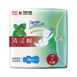 康乃馨清涼棉超夜用/瞬吸透氣護墊加長型系列 