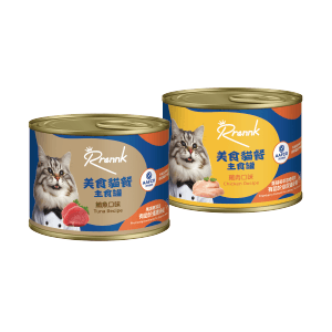 Rrannk瑞可美食貓餐主食罐 鮪魚/雞肉/沙丁魚 185克