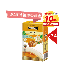 茉莉茶園 茉香柚茶/蘋果紅茶/蜜茶250毫升x24