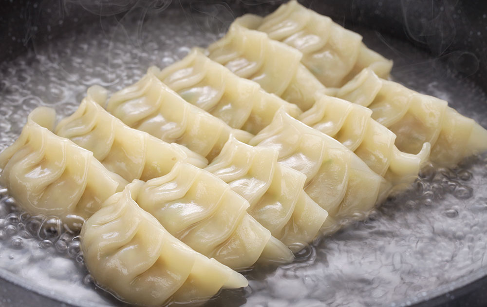 水餃煮法