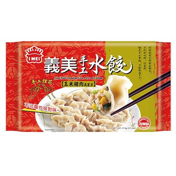 義美手工玉米豬肉水餃