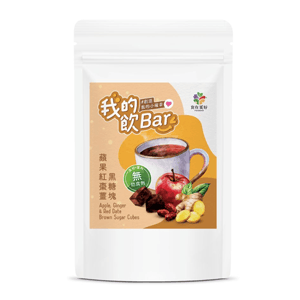 【食在美好】蘋果紅棗薑黑糖塊 17gx6入/袋