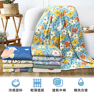 【多利寶寢具】清涼冰紗雙人涼被