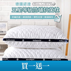 【FOCA】防蹣抗菌立體舒眠枕