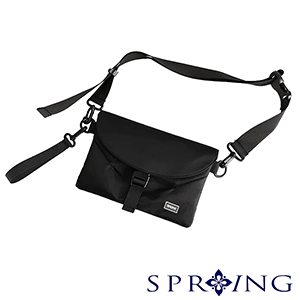 【SPRING】尼龍布中性百搭斜背包