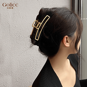 【Gulicc】韓系金屬長方形髮夾