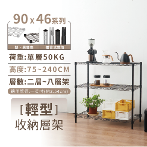 【KIWISH】90X46系列層架 二~八層