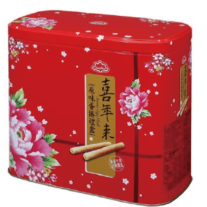 【喜年來】原味蛋捲禮盒512g（4支×8包入）