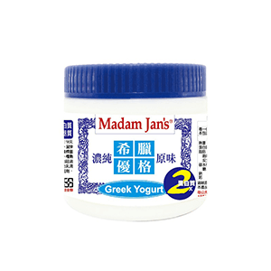 【茉莉芝】100%純鮮奶濾製全脂希臘優格 365g
