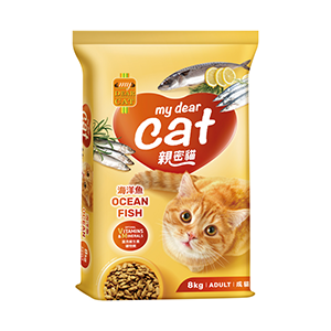 【MyDearCat 親密貓】成貓貓糧8kg 海洋魚口味