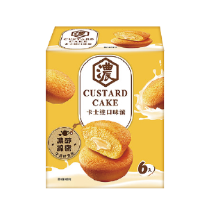 Custard Cake(北海道牛奶口味派(蛋糕)/蛋黃派(卡士達口味蛋糕))114克