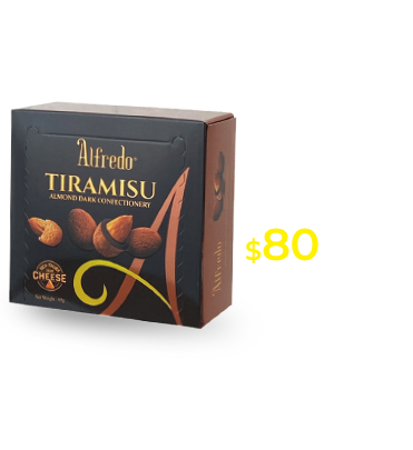 白儷人提拉米蘇風味杏仁夾心系列