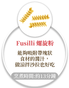 Fusilli 螺旋粉