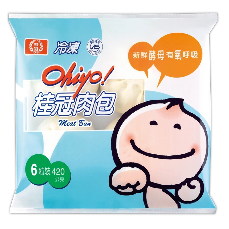 桂冠-活力Ohiyo肉包